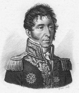 Le général Ricard, commandant la 8e division d'infanterie