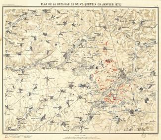 La-bataille-de-Saint-Quentin-dans-l'après-midi ©Arch.dép.Aisne