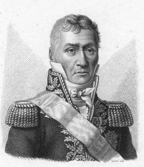 Le général Louis Friant, commandant la 1ère division d'infanterie de la Garde