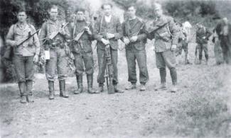 Un groupe du maquis de La Coupille ©Archives du Musée de la Résistance et de la Déportation de Tergnier