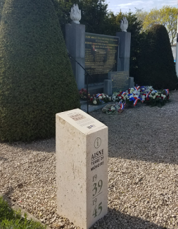 Borne Aisne Terre de mémoire La Sentinelle Saint-Quentin