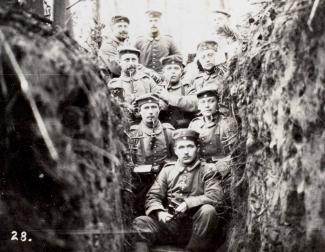 Soldats du Slesvig du Füsilier-Regiment Nr 86 à Dreslincourt dans l'Oise ©https://denstorekrig1914-1918.dk