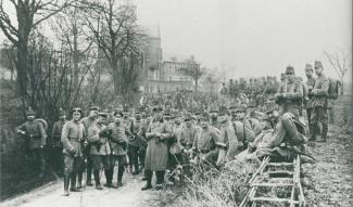 Soldats du Lauenburgisches Jäger-Bataillon Nr. 9 près de Noyon en avril 1915 ©https://denstorekrig1914-1918.dk