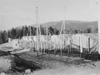Vue du camp de Natzweiler-Struthof après sa liberation ©United States Holocaust Memorial Museum