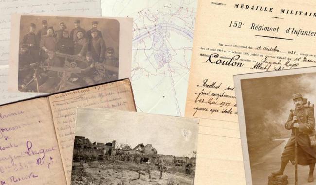 Documents d'archives sur le Mémorial virtuel du Chemin des Dames