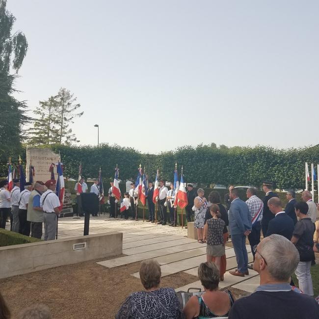 Cérémonie en hommage au 1er parachutage de l'Aisne le 27 mai 1942 - ©CD02