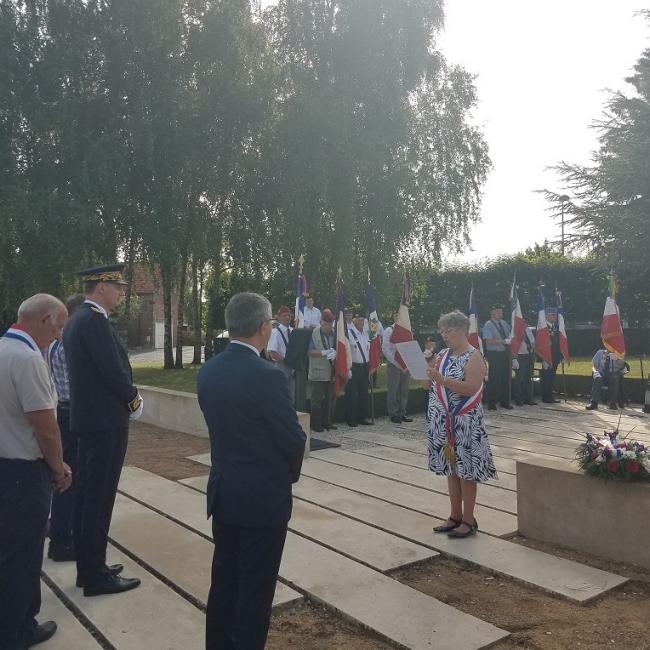 Cérémonie en hommage au 1er parachutage de l'Aisne le 27 mai 1942 - ©CD02