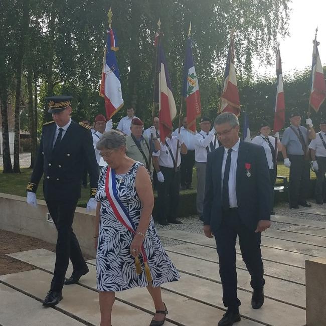 Cérémonie en hommage au 1er parachutage de l'Aisne le 27 mai 1942 - ©CD02