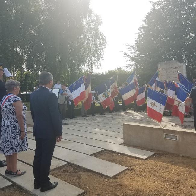 Cérémonie en hommage au 1er parachutage de l'Aisne le 27 mai 1942 - ©CD02