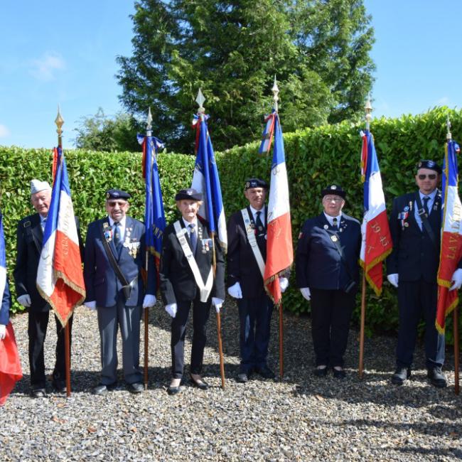 Inauguration borne Aisne Terre de Mémoire à Saint-Algis le 23 juin 2024