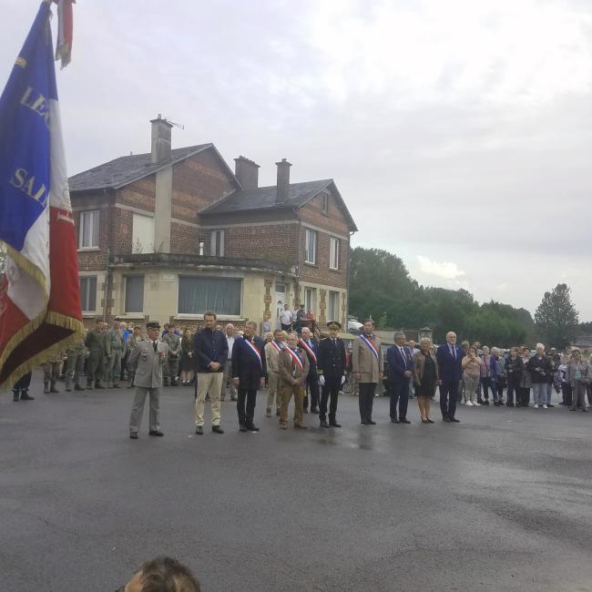 Hommage solennel à Tavaux-et-Ponséricourt le 30 août 2024