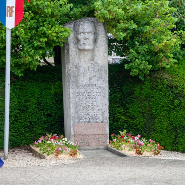 Inauguration borne Aisne Terre de Mémoire à Château-Thierry le 27 mai 2025