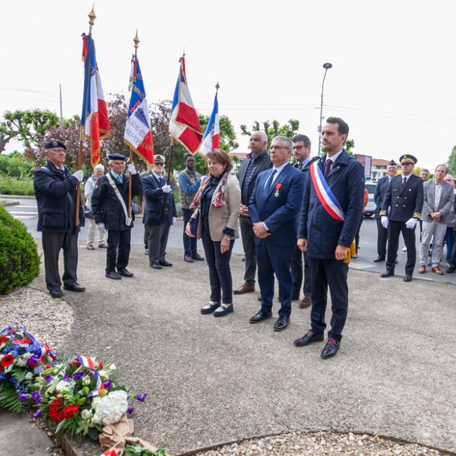 Inauguration borne Aisne Terre de Mémoire à Château-Thierry le 27 mai 2025