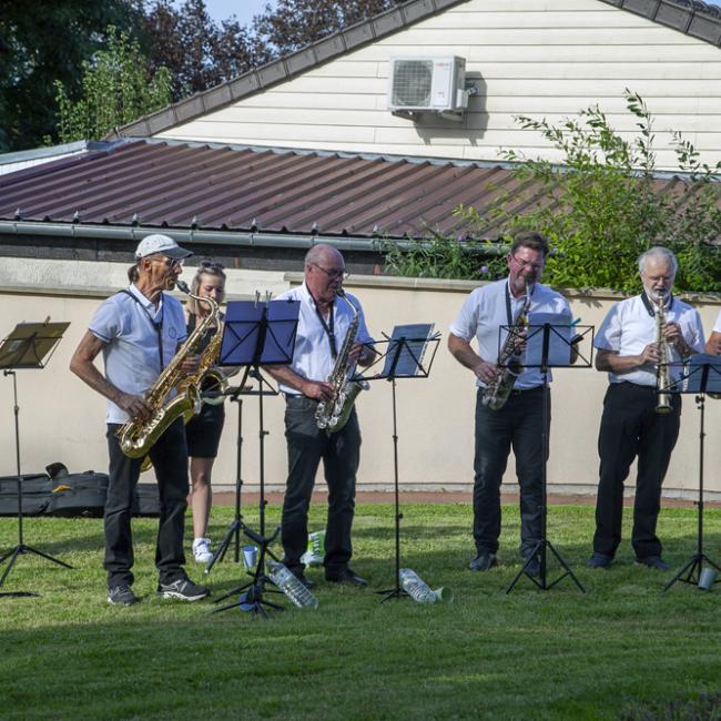 Inauguration borne Aisne Terre de Mémoire à Gauchy le 4 septembre 2023