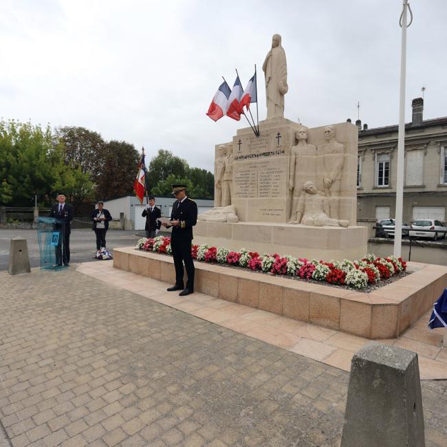 Inauguration borne Aisne Terre de Mémoire à Neufchâtel-sur-Aisne le 29 août 2025