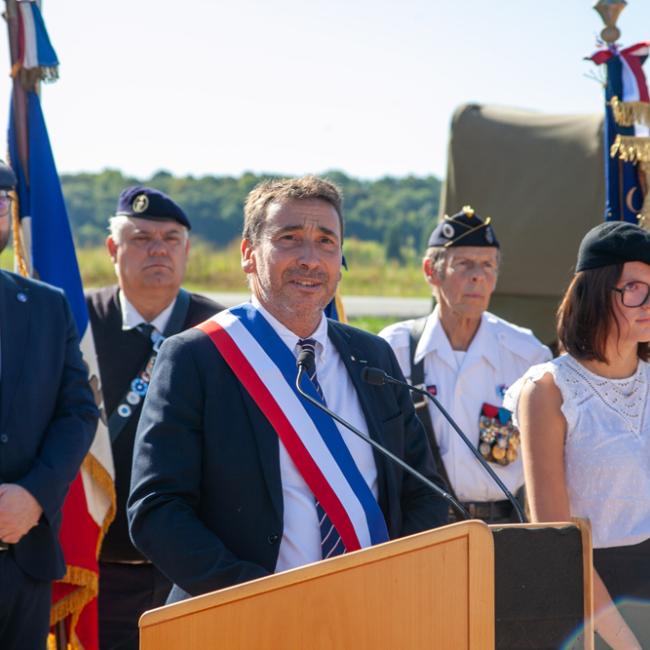 Discours de M. Nicolas Rébérot à l'inauguration de la borne Aisne Terre de Mémoire à Ressons-le-Long le 7 septembre 2025