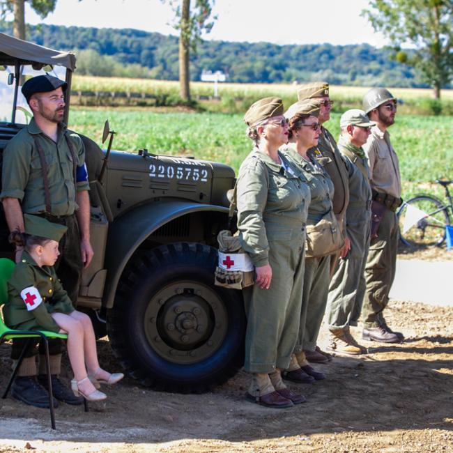Inauguration de la borne Aisne Terre de Mémoire à Ressons-le-Long le 7 septembre 2025