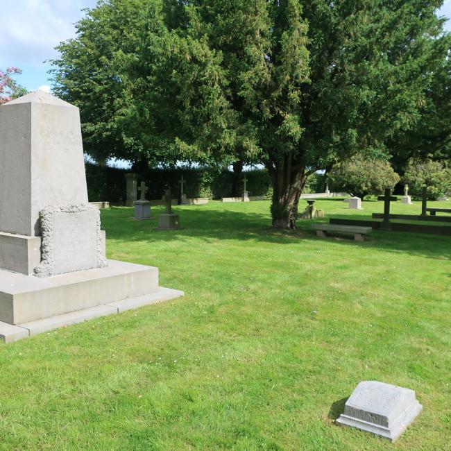Monument commémoratif du carré militaire allemand de Lemé – Le Sourd, site mémoriel de la Première Guerre mondiale